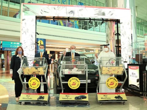 The draw being conducted for Dubai Duty Free today.  