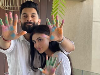 Mouni Roy shared the first post after rumours about speculation. 
