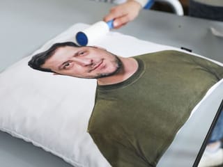 Soft power: Czech designer makes 'Zelensky pillows' to help Ukraine