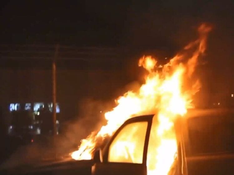Car fire