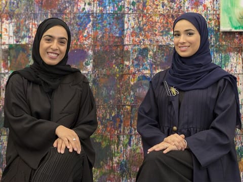 UAE nationals Alia Hussain Lootah (right) and Noora M Bin Kalban (left) share their journey of launching and growing a start-up. 