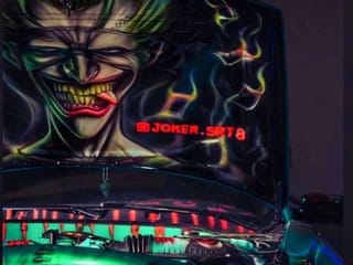 Customised Joker supervillain car big draw at Custom Show Emirates 2022