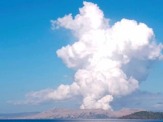 Thousands flee after Philippine volcano Taal erupts