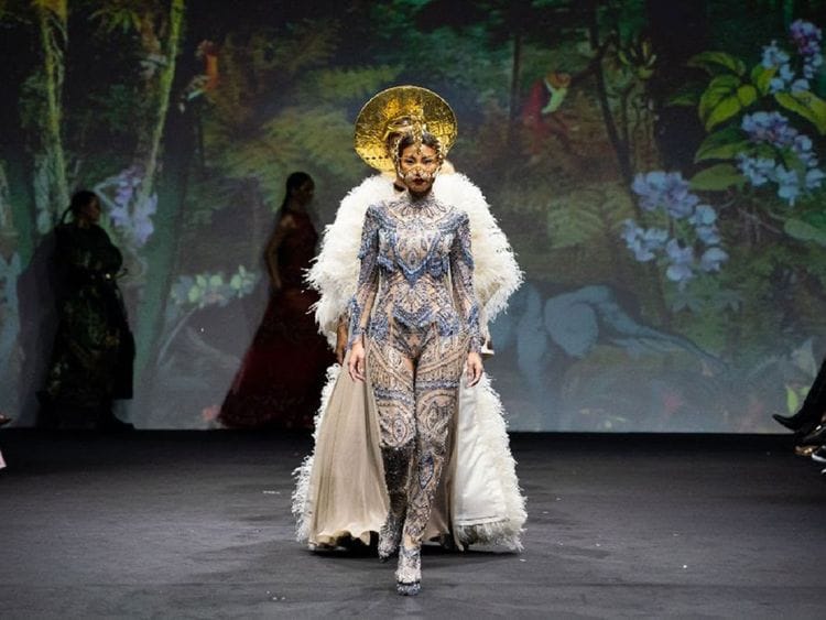 Designer Hian Tjen’s spring/summer collection was culturally inspired.