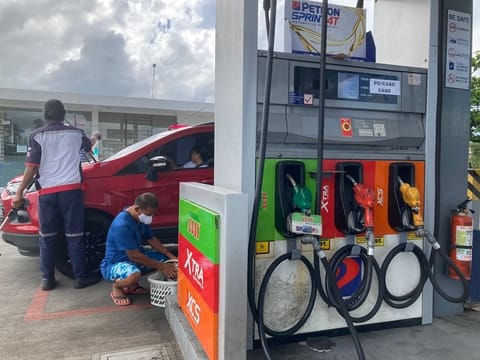 A fuel pump run by Petron in the Philippines.