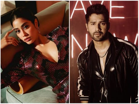 Janhvi Kapoor and Varun Dhawan
