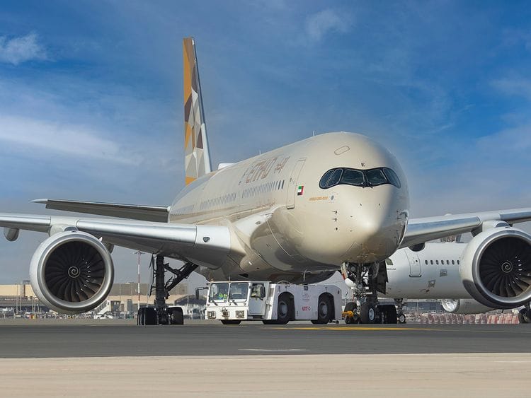 STOCK Etihad Airways A350
