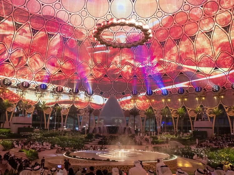 Yo-Yo Ma performs during the Expo 2020 Dubai Closing Ceremony at Al Wasl_Large Image_m71498-1648744936079