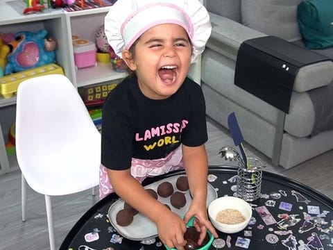 Here's a peek into this 5-year-old's world of cooking and baking