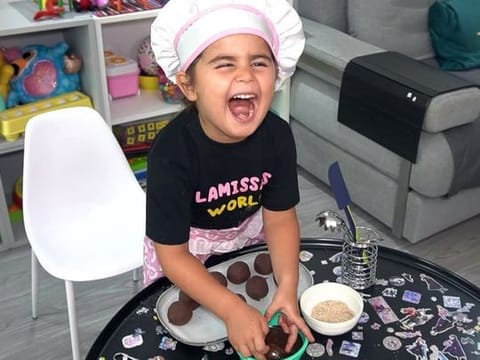 Here's a peek into this 5-year-old's world of cooking and baking