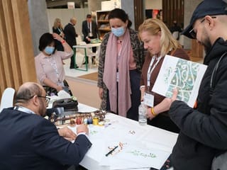 Sharjah showcases the beauty of Arabic calligraphy at London Book Fair 2022