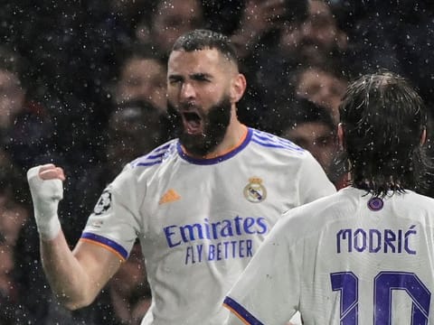 Real Madrid's Karim Benzema will hope to be on target against Al Hilal in the Club World Cup final tonight.