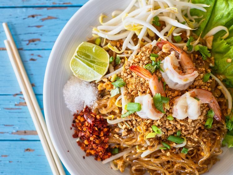 Pad Thai noodles