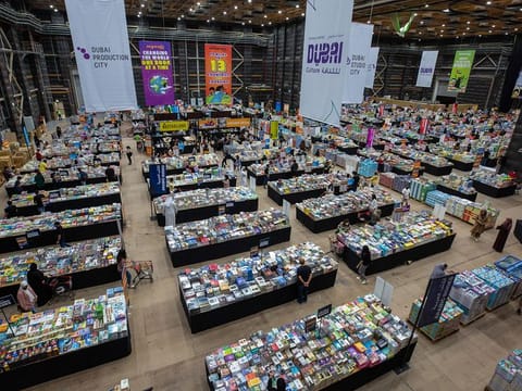 Third edition of the world’s biggest book sale, ‘Big Bad Wolf Books’. Being held from April 14-24 in Dubai Studio City, the 11-day event will display more than one million books.
Photo: Stefan Lindeque/Gulf News