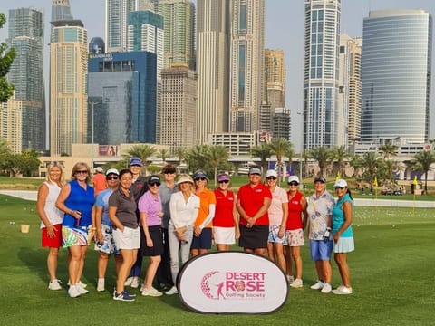 DRGS Ladies playing at Emirates Golf Club this week.