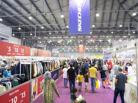 The shopping and cultural exhibition is being held at Expo Centre Sharjah 