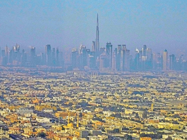 STOCK DUBAI AERIAL