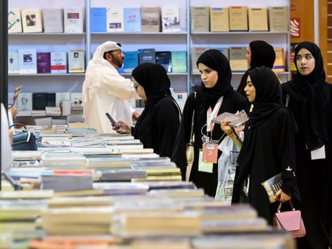 Visitors during an earlier edition of Abu Dhabi International Book Fair. The event begins on May 23 this year.