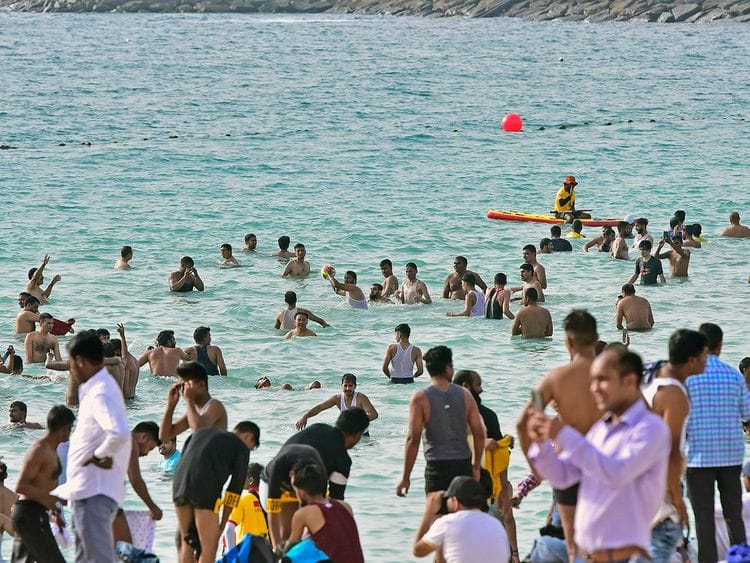 beach Dubai eid