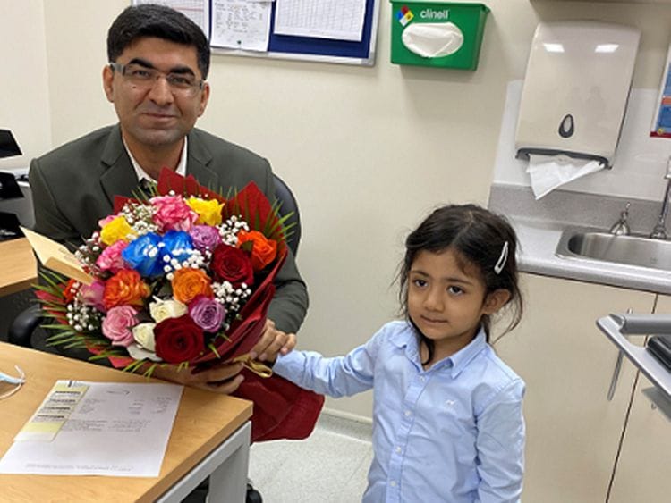 girl cured after surgery for fluid build-up at University Hospital Sharjah