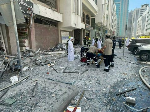 The fire was brought under control by emergency response teams.