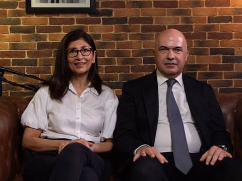 Farah Ashoka with Dr Naji Riachi
