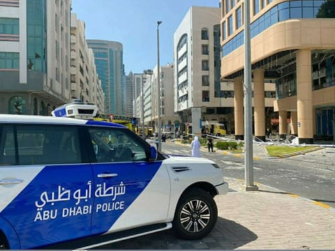 The area in Abu Dhabi still remains cordoned off, with security teams on site, as of this morning. 