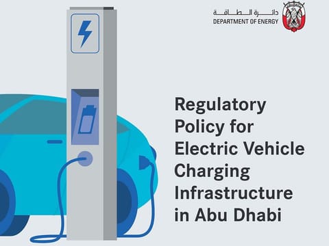 Abu Dhabi Department of Energy releases on Wednesday for electric vehicle charging infrastructure