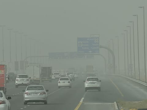  Dusty conditions