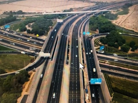 The improvements on Dubai-Al Ain Road will double the intake of the road from 12,000 to 24,000 vehicles per hour in both directions.