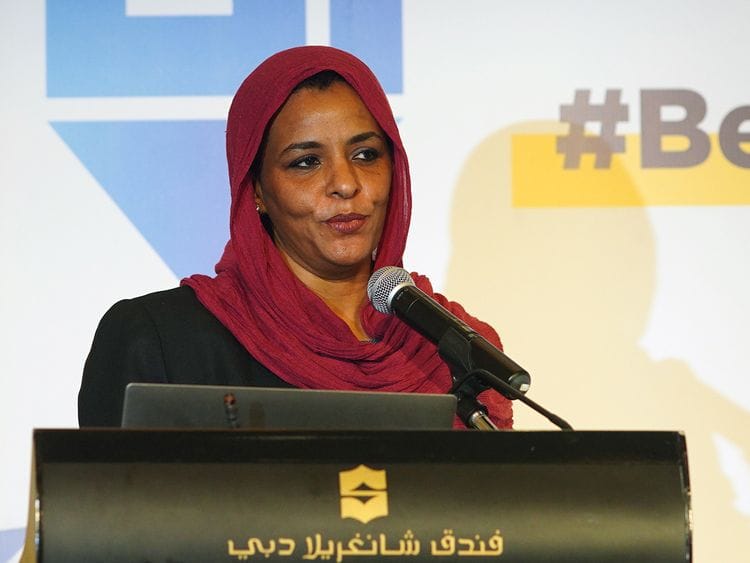 Dr Nuha Mustafa, Assistant Dean of Student Affairs, College of Agriculture and Veterinary Medicine, UAE University at Gulf News Edufair 2022 in Dubai
