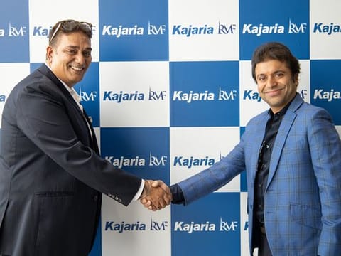 Bobby J Suri, Managing Director, RMF and Rishi Kajaria,  Managing Director, Kajaria 
