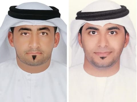 The two brothers Abdullah and Nader Ali Kassein who came to the rescue of the woman and her children.
