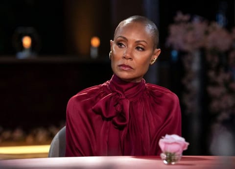 Jada Pinkett Smith appears on an episode of her online series "Red Table Talk." 