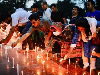 Relatives flock to hospitals after Bangladesh blast kills more than 40