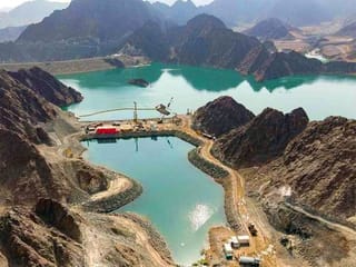 Photos: Progress of Hatta hydroelectric power plant