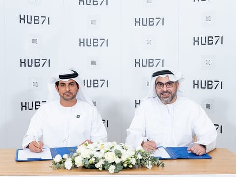 The AIQ partnership will open up a networking platform for Hub71 startups connect with ADNOC. 