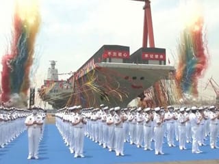 China launches third aircraft carrier in major military milestone