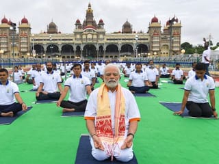 Pictures: India PM Narendra Modi leads Yoga Day celebrations from Mysuru, says yoga brings peace to society