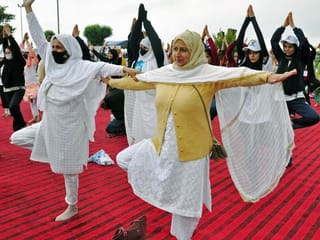 Photos: International Yoga Day celebrated around the world