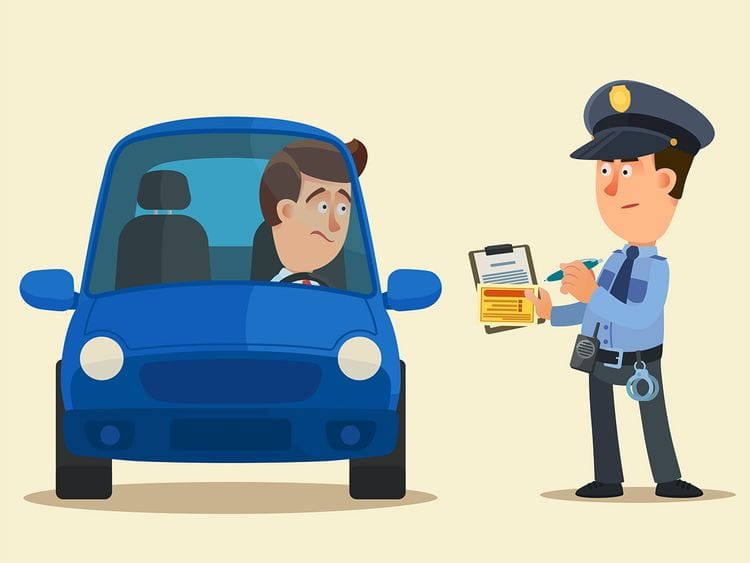 traffic violations, traffic fines