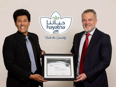 Left to right: Mohsin Abrar, Marketing Director at EFI and Wasfi Kaso, CEO at EFI