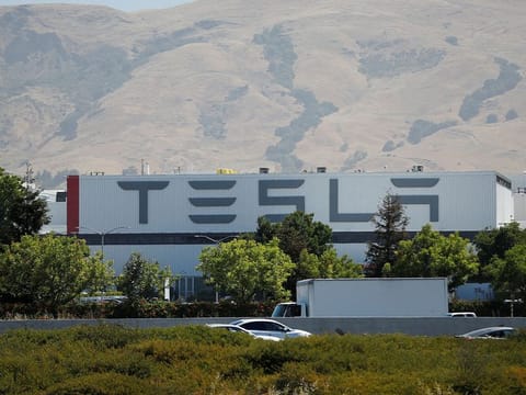 The Tesla factory is seen in Fremont, California, U.S. June 22, 2018. 