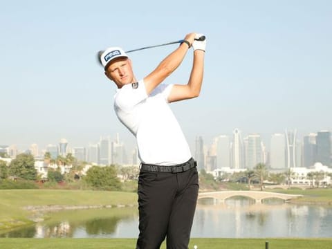 Dubai-based Adrian Meronk, in action in Dubai on a recent visit.