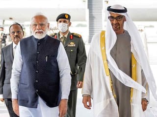 Pictures: UAE President receives India’s PM Narendra Modi in Abu Dhabi
