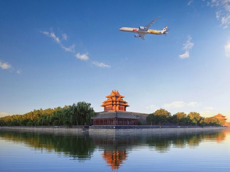 Etihad in Beijing