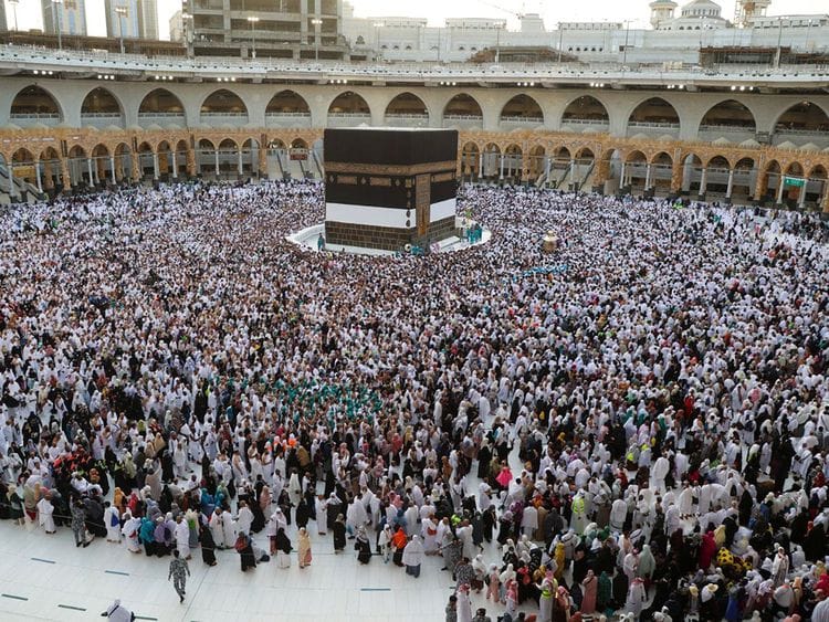  All Muslims are expected to complete the Hajj to Mecca - from which non-Muslims are strictly banned - at least once in their lives if they have the means to do so.