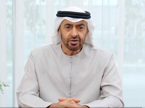 President His Highness Sheikh Mohamed bin Zayed Al Nahyan.