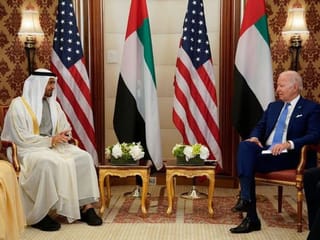 UAE President Sheikh Mohamed meets with US President Biden