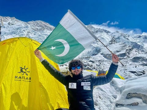 Shehroze Kashif, in 2022, is the youngest mountaineer in the world to summit the four highest peaks of the world.